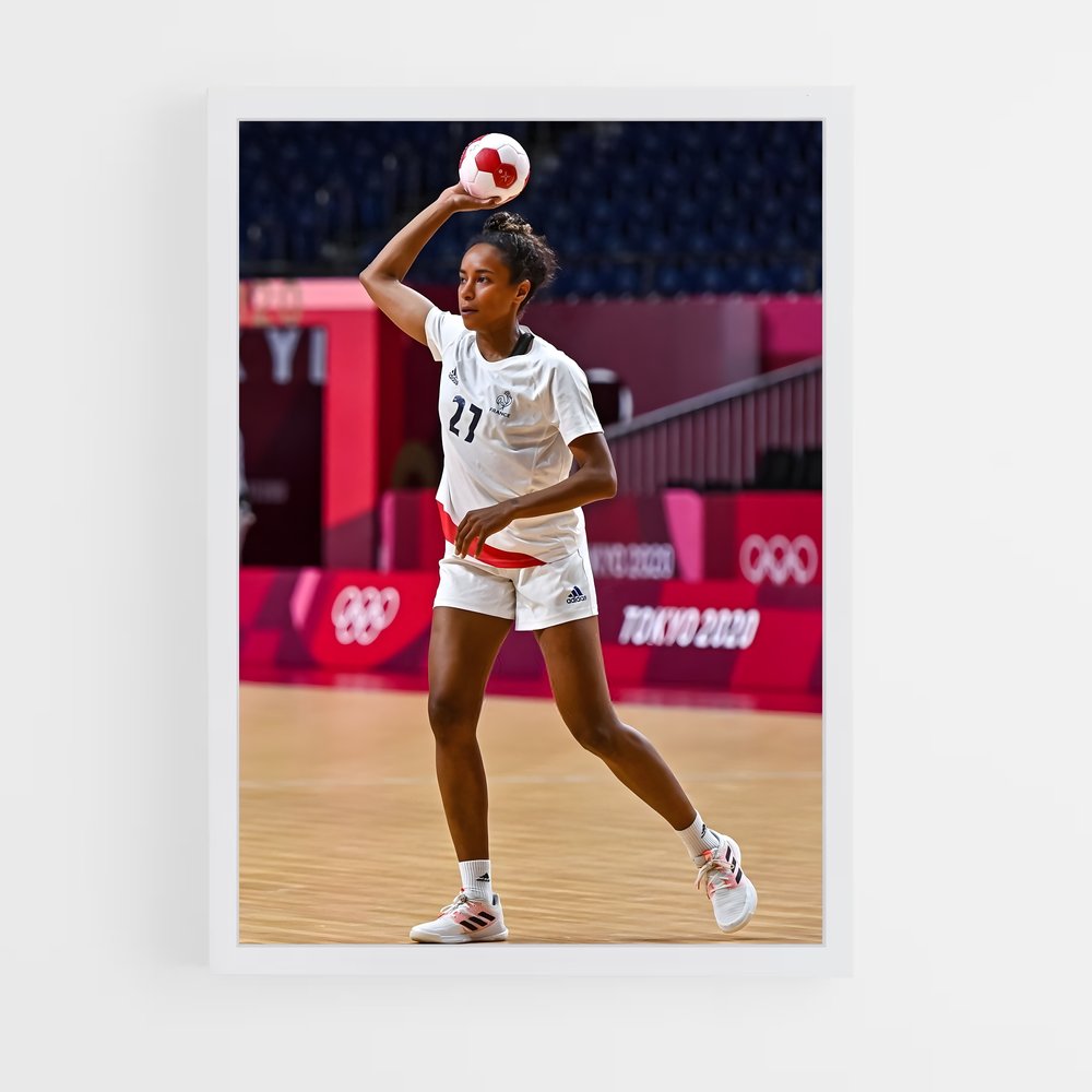 Poster Estelle nze – affiche Handball (vue 3)